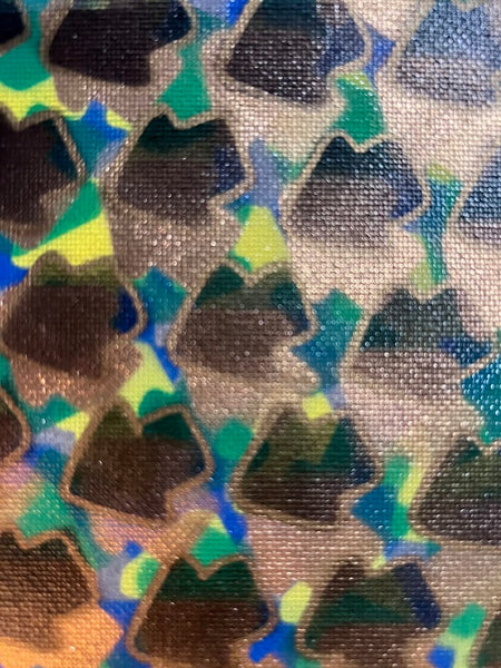 Turn Back Time- Mini Abstract Painting