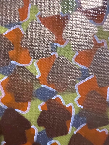 Orange Crush- Mini Abstract Painting