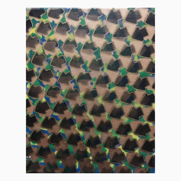 Turn Back Time- Mini Abstract Painting